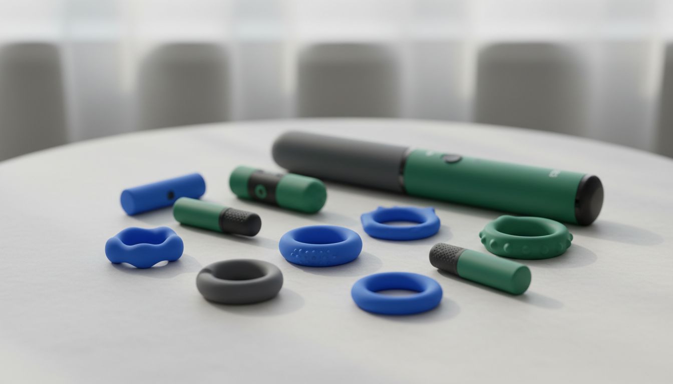 Explora el sexshop: anillos para el pene, vibradores y más